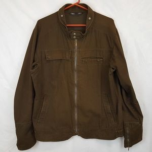 NAU Organic Canvas Utility Chore Jacket Mens Sz XL